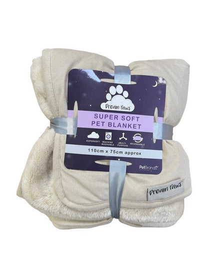 Dream Paws Pet Blanket - Birch White