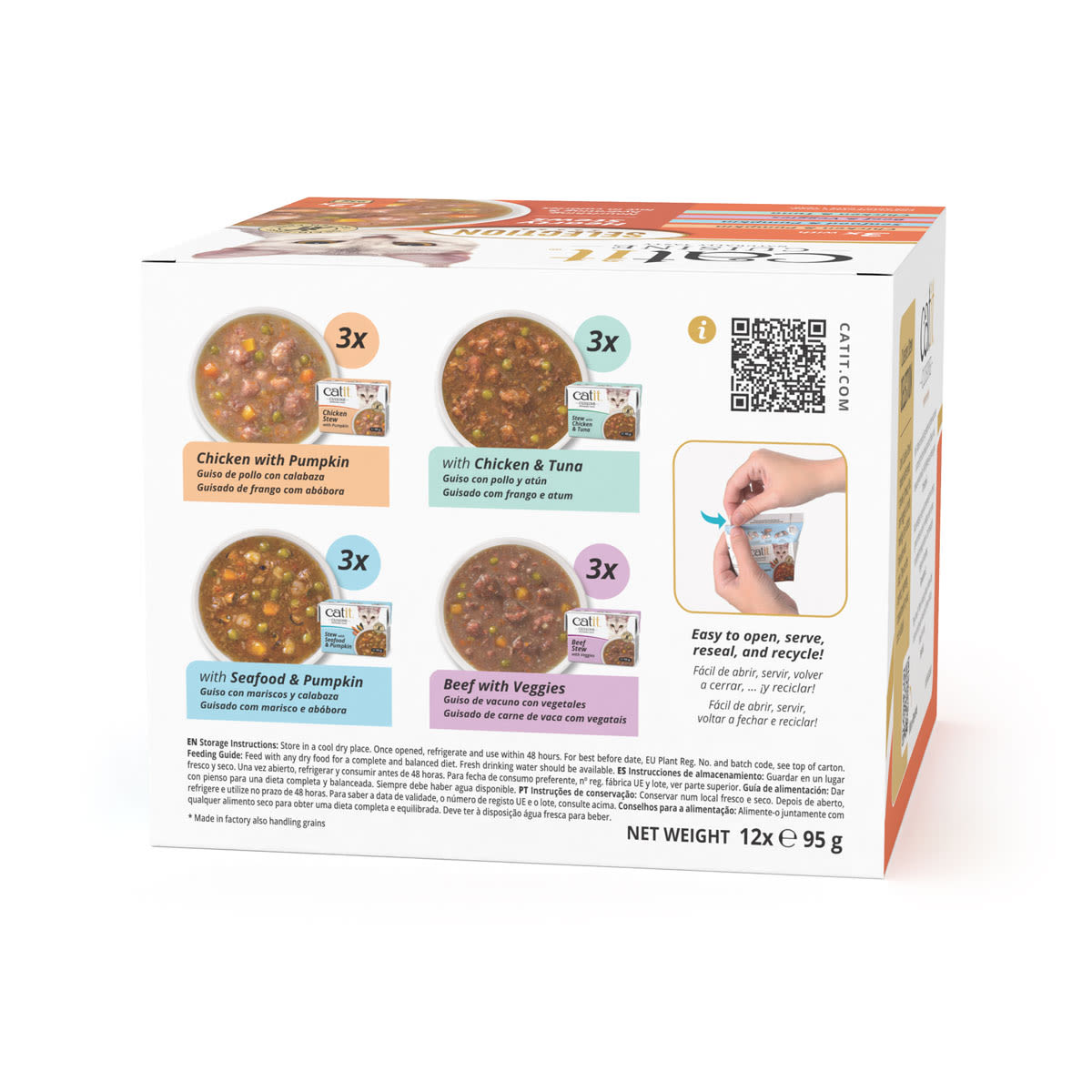 Catit Cuisine Stew Variety Wet Cat Food
