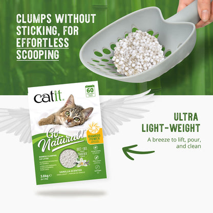 Catit Go Natural Bamboo Cat Litter - Vanilla
