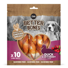 Zoe Better Bones Duck Wrap Large Rolls for Dogs