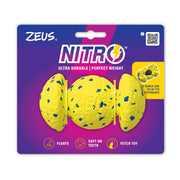Zeus Nitro Weighted Grip Ball Dog Toy