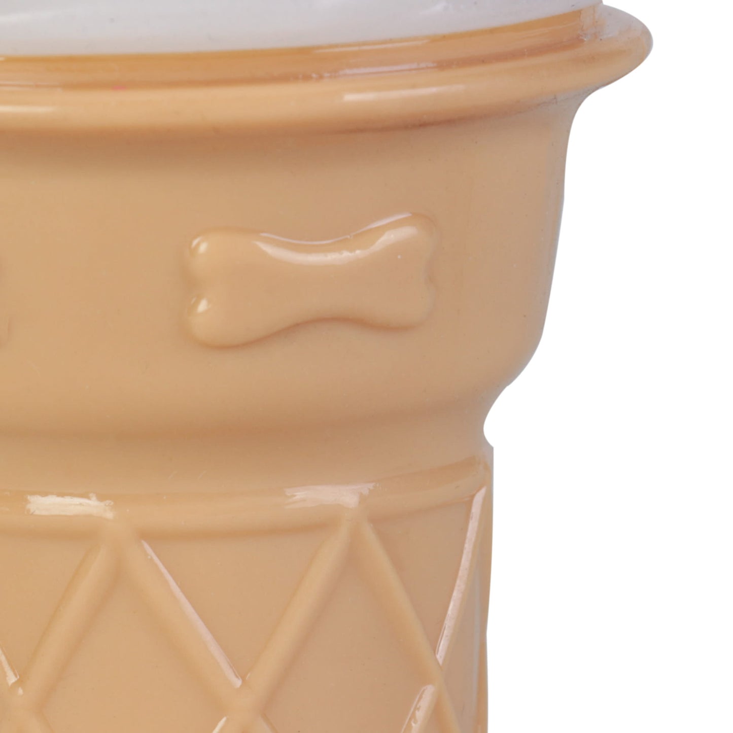 Cooler Freezable Ice Cream Dog Toy