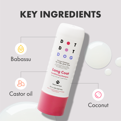 DotDotPet Long Coat Condtioning Detangling Dog Shampoo