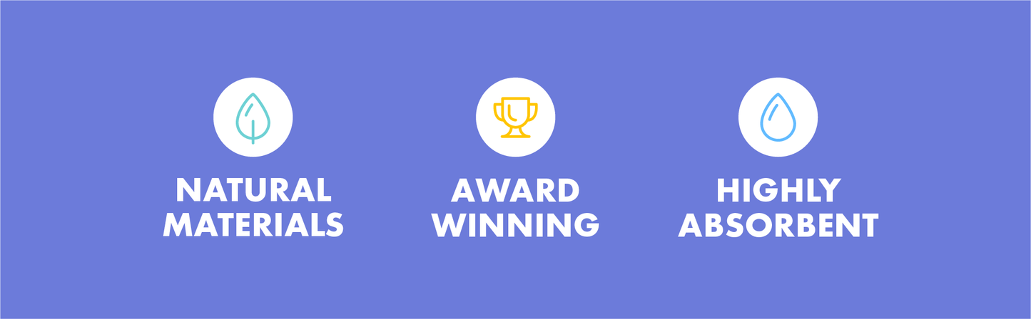 DotDotPet Biodegradable Eco Dog Towels - 20 Pack