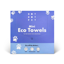 DotDotPet Biodegradable Mini Eco Dog Towels - 10 Pack