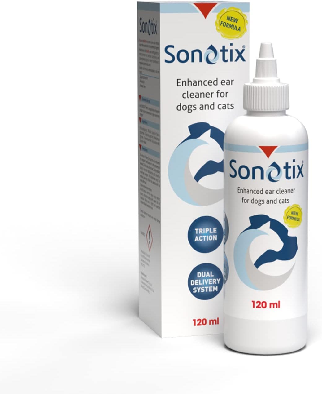 Sonotix Triple Action Ear Cleaner for Dogs and Cats
