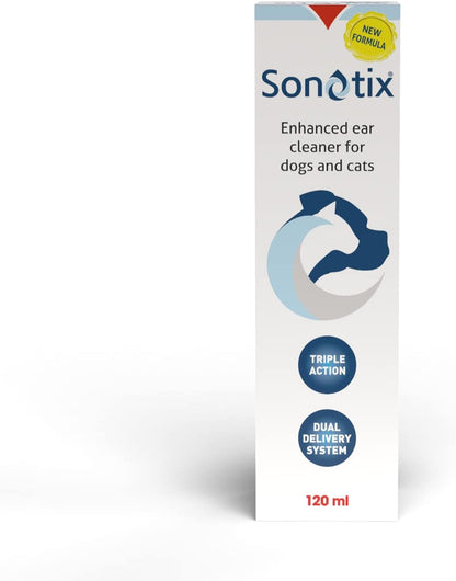 Sonotix Triple Action Ear Cleaner for Dogs and Cats