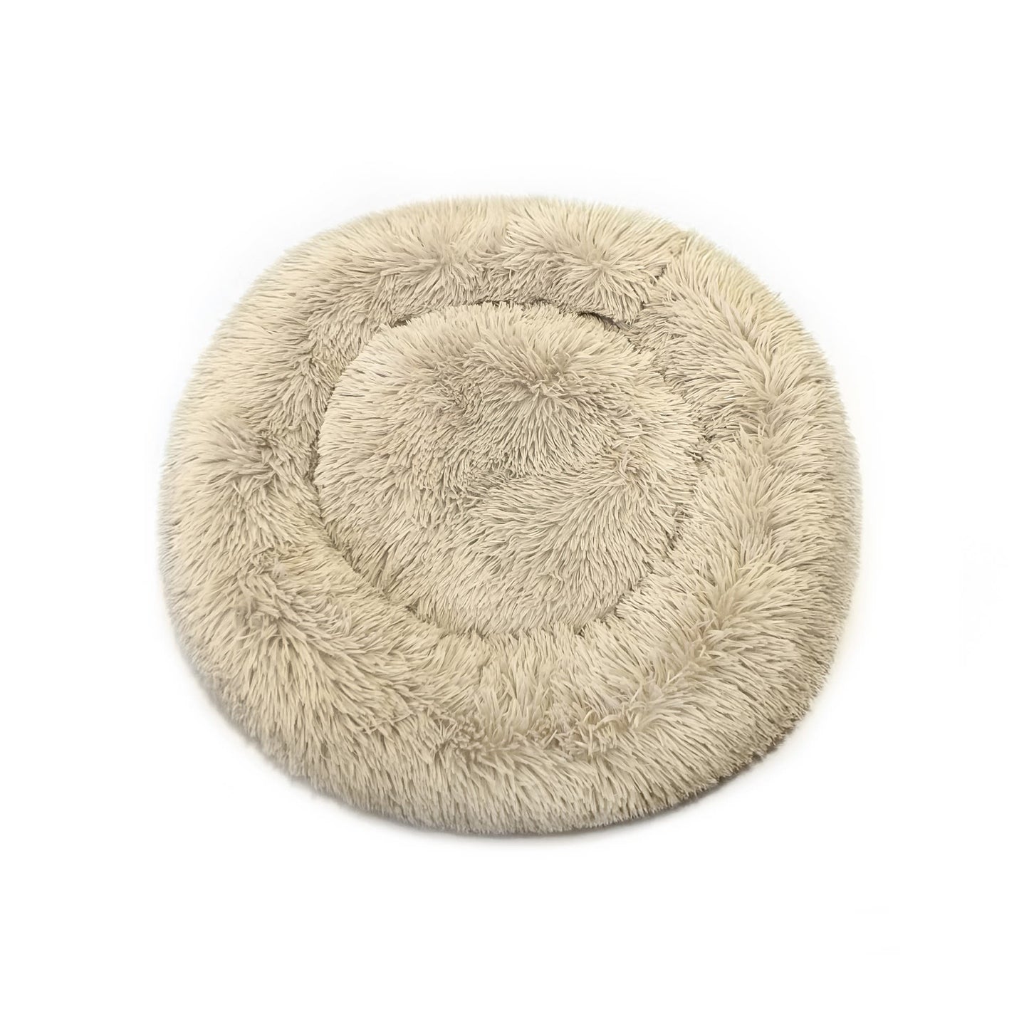 Dream Paws Round Anxiety Reducing Plush Pet Bed