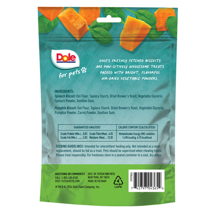 Dole Spinach & Pumpkin Dog Biscuits