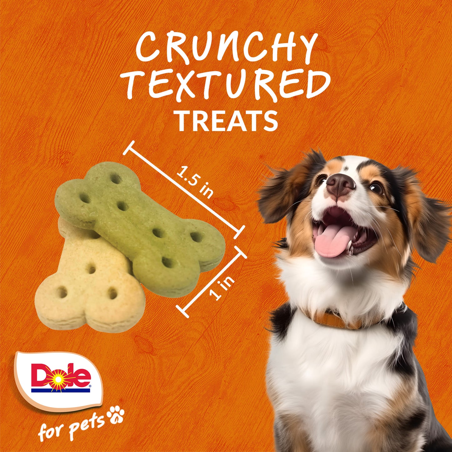 Dole Spinach & Pumpkin Dog Biscuits