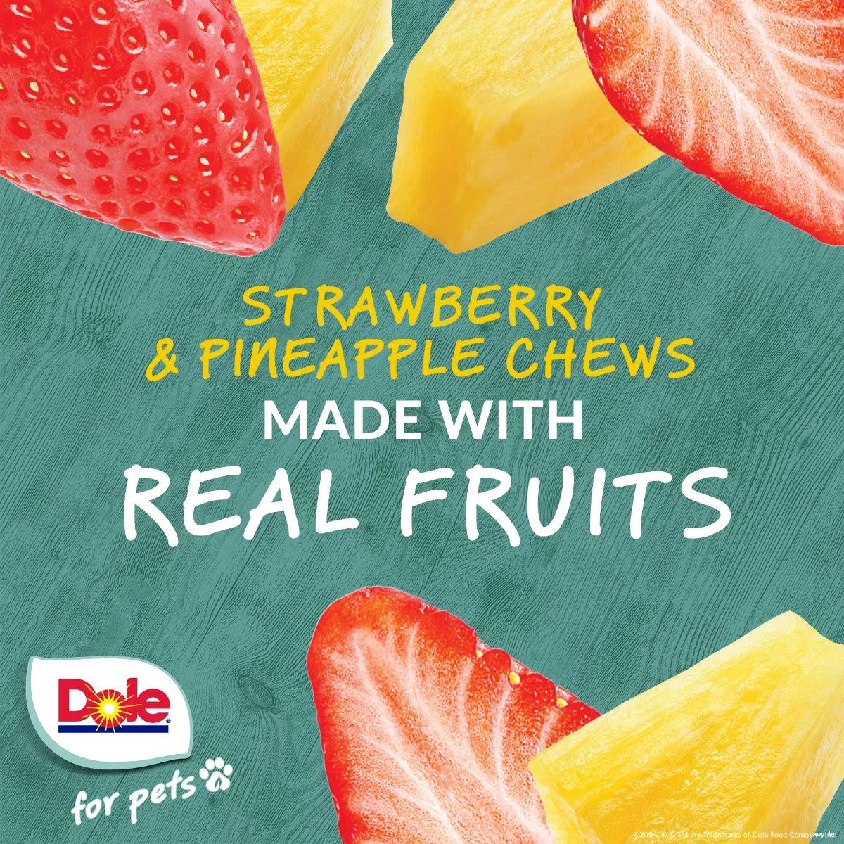 Dole Strawberry & Pineapple Dog Chews