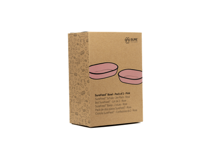 Surefeed Pet Feeder Bowl - Pink