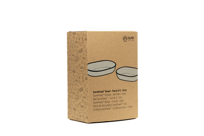 Surefeed Pet Feeder Bowl - Grey