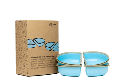 Surefeed Pet Feeder Half Bowl - Blue