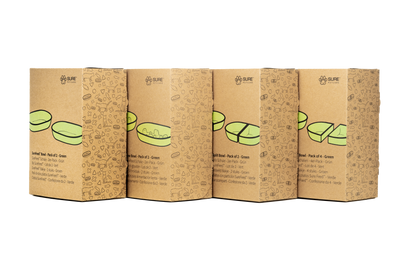 Surefeed Pet Feeder Half Bowl - Green