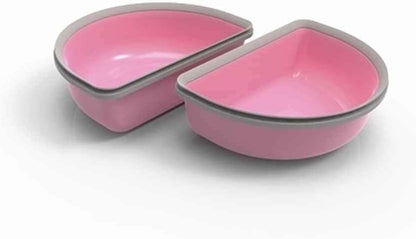 Surefeed Pet Feeder Half Bowl - Pink