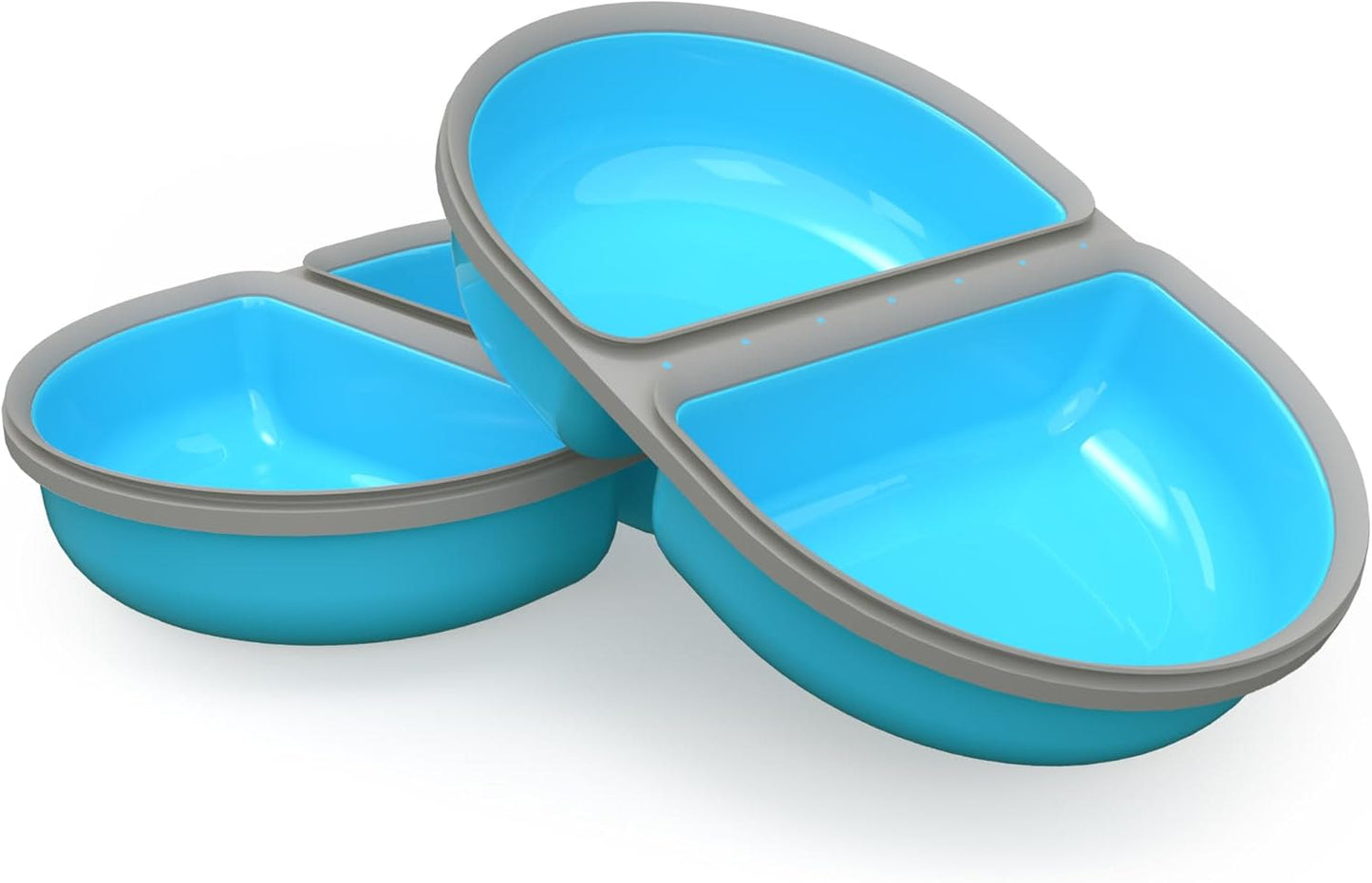 Surefeed Pet Feeder Split Bowl - Blue