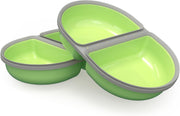 Surefeed Pet Feeder Split Bowl - Green