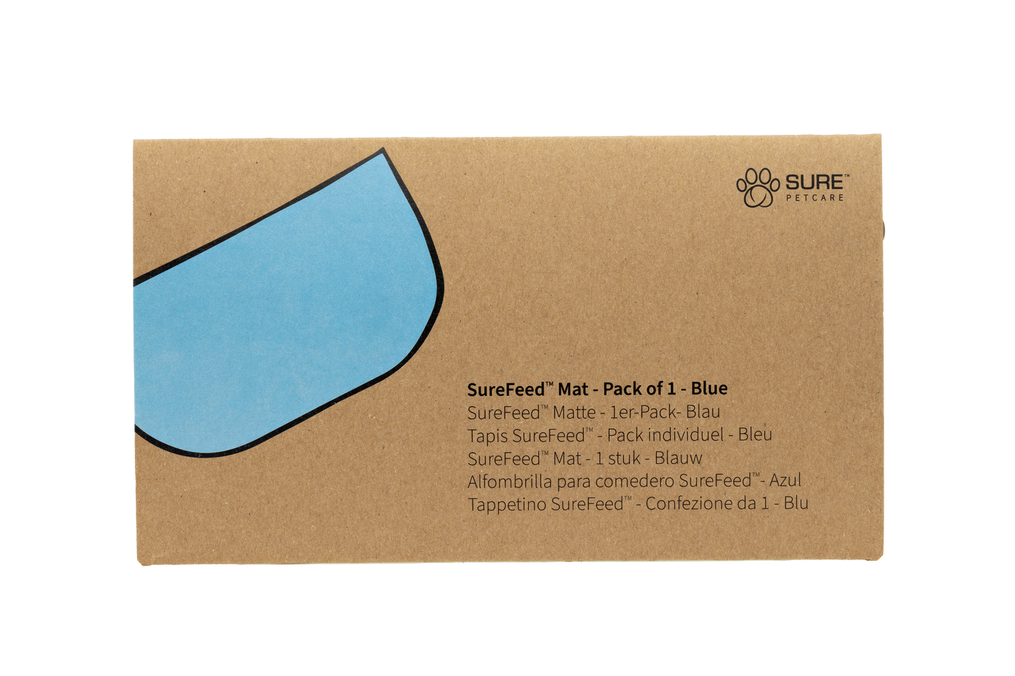 Surefeed Pet Feeder Mat - Blue