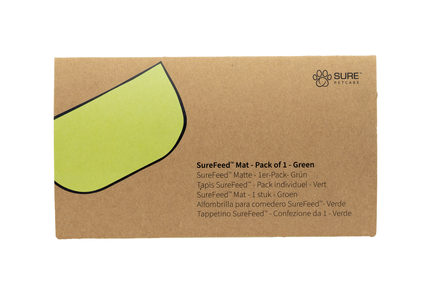 Surefeed Pet Feeder Mat - Green