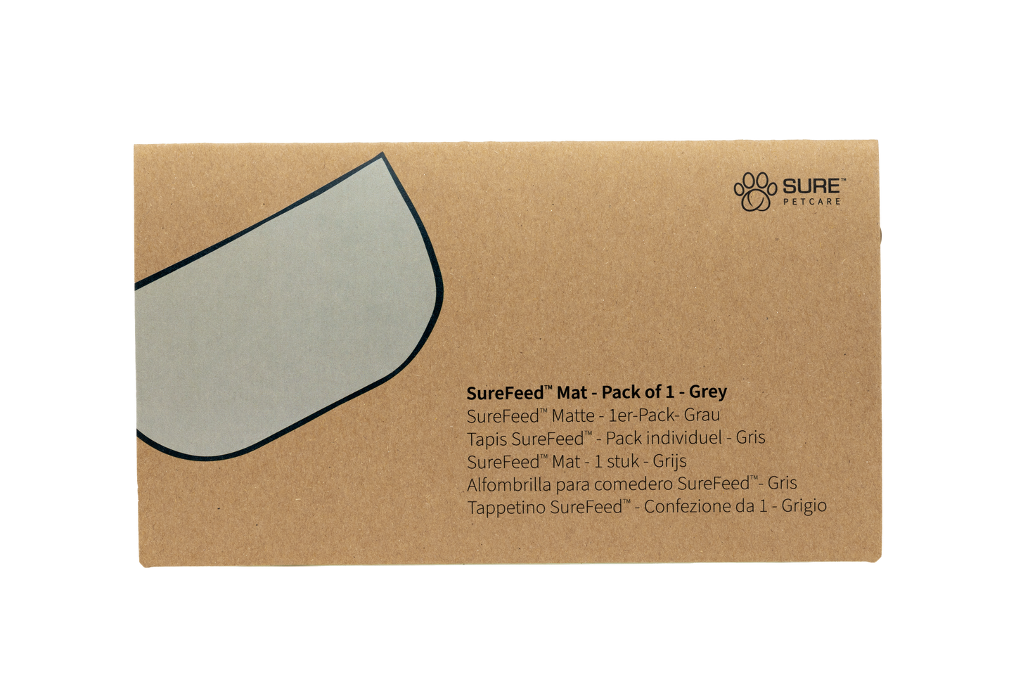 Surefeed Pet Feeder Mat - Grey