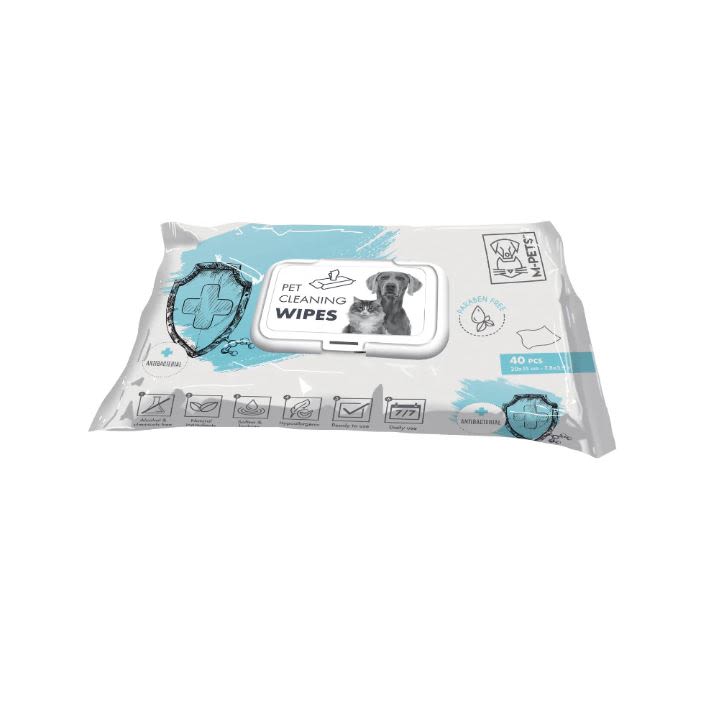M-Pets Anti-Bacterial Cleaning Pet Wipes