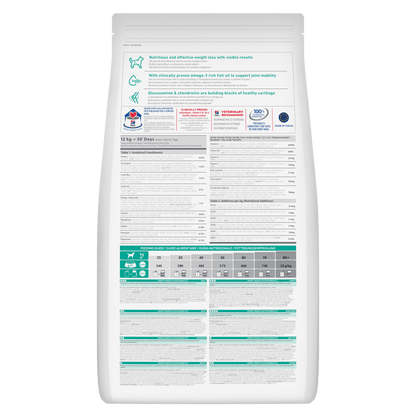 Hill's Science Plan Perfect Weight & Active Mobility Adult Large Dry Dog Food with Chicken - 12kg Bag