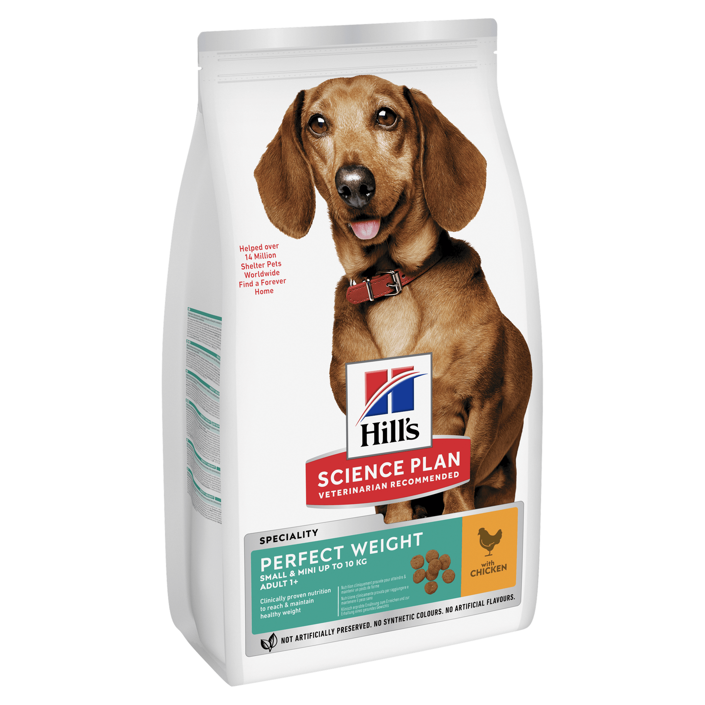 Hill's Science Plan Perfect Weight Adult Small & Mini Dry Dog Food with Chicken - 6kg