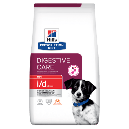 Hill's Prescription Diet i/d Stress Mini Digestive Care Dry Dog Food with Chicken - 6kg Bag
