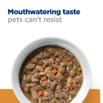 Hill's Prescription Diet k/d Kidney Care Stew Wet Cat Food with Chicken and added Vegetables - 24 x 82g Can