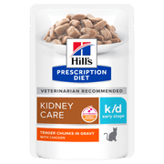 Hill's Prescription Diet k/d Early Stage Kidney Care Wet Cat Food - 12 x 85g Pouch