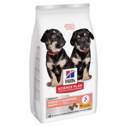 Hill's Science Plan Perfect Digestion Medium Puppy Dry Food with Chicken and Brown Rice - 14kg Bag