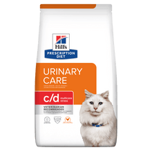 Hill's Prescription Diet c/d Multicare Stress Urinary Care Dry Cat Food with Chicken - 400g Bag