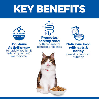 Hill's Science Plan Perfect Digestion Adult 1+ Dry Cat Food with Chicken & Brown Rice - 7kg Bag