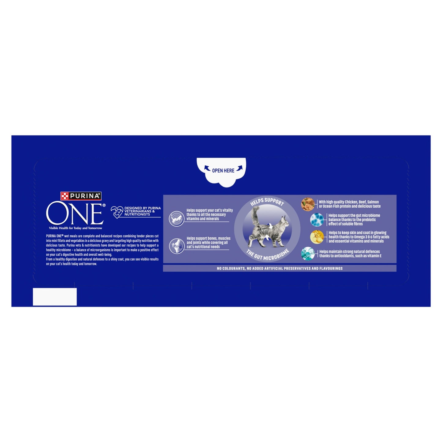 Purina One Senior 7+ Mini Fillets Wet Cat Food