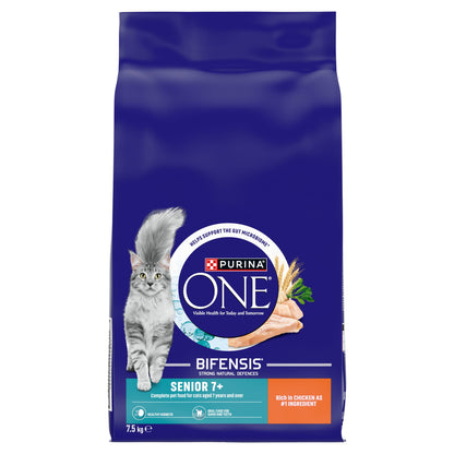 Purina One Senior 7+ Bifensis Chicken Dry Cat Food
