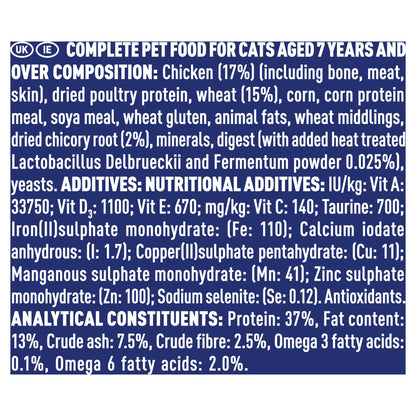 Purina One Senior 7+ Bifensis Chicken Dry Cat Food