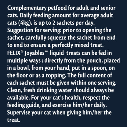 Felix Joyables Liquid with Salmon Cat Treats