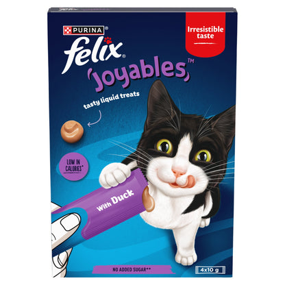 Felix Joyables Liquid with Duck Cat Treats