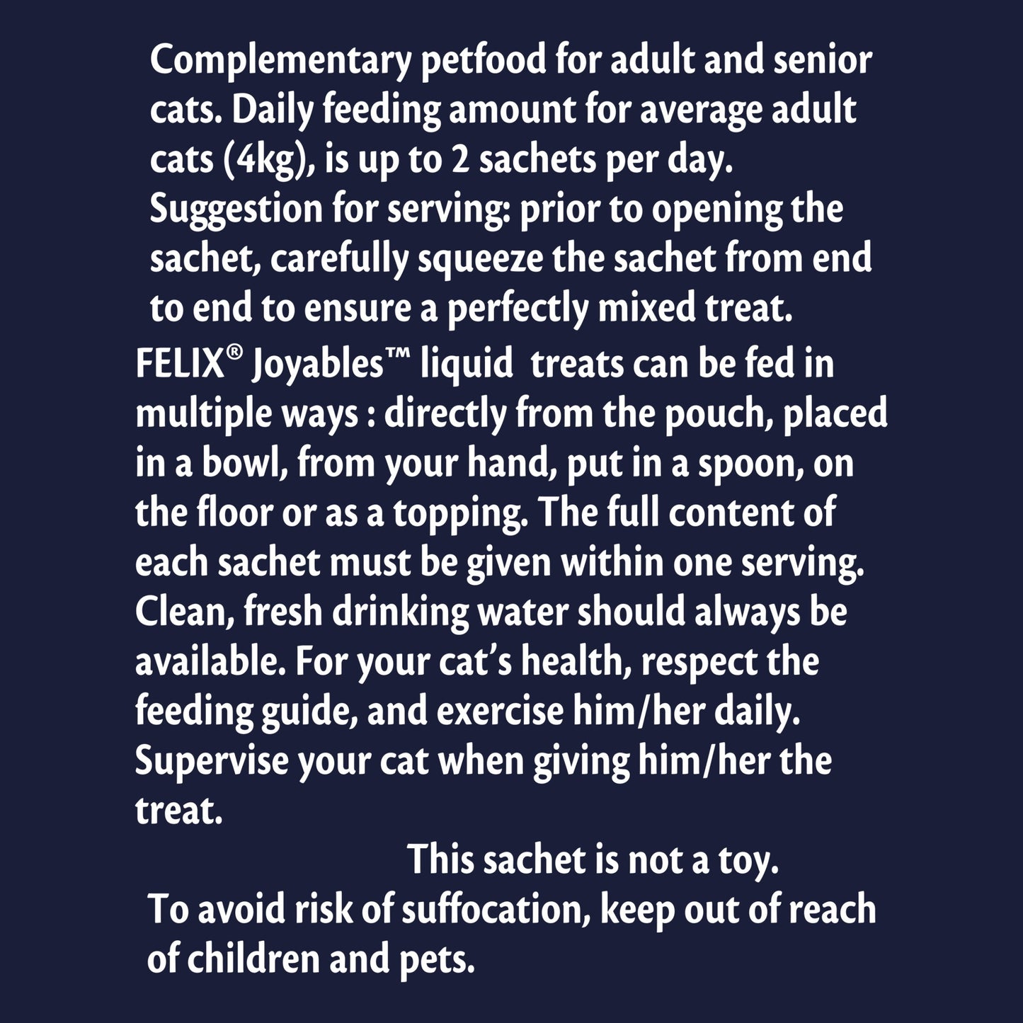 Felix Joyables Liquid with Duck Cat Treats