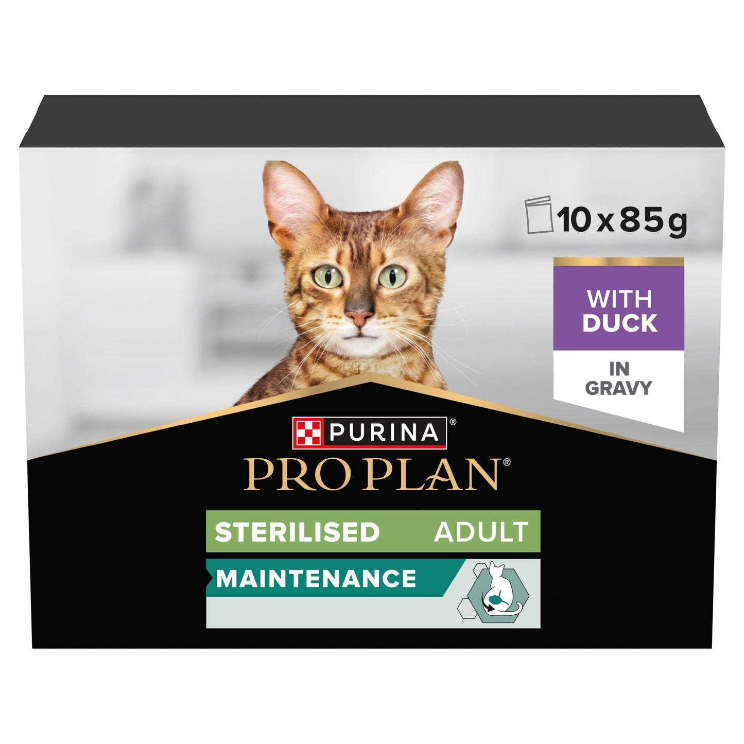 Pro Plan Sterilised Maintenance Duck in Gravy Wet Cat Food