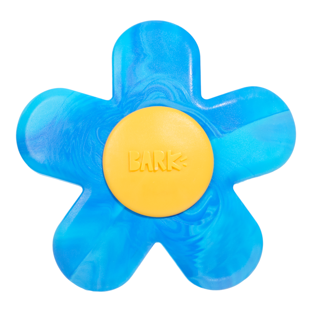 BARK Blue Power Flower Dog Toy