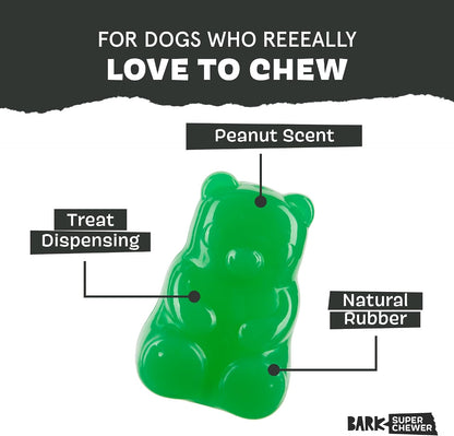 BARK Munchie The Bear Super Chewer Dog Toy