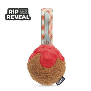 BARK Rip And Reveal Squeaky Meat-A-Ball Dog Toy