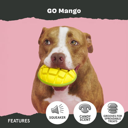 BARK Go Mango Interactive Treat Dog Toy