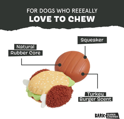 BARK Rip & Reveal Turkey Barker Dog Toy