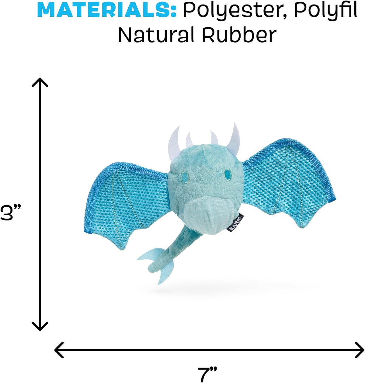 BARK Rip & Reveal Brrrtha The Dragon Interactive 2 in 1  Dog Toy