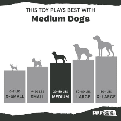 BARK Rip And Reveal Blue Rad Herring Dog Toy