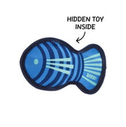 BARK Rip And Reveal Blue Rad Herring Dog Toy