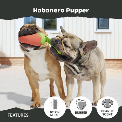 BARK Habanero Pupper Super Chewer Dog Toy